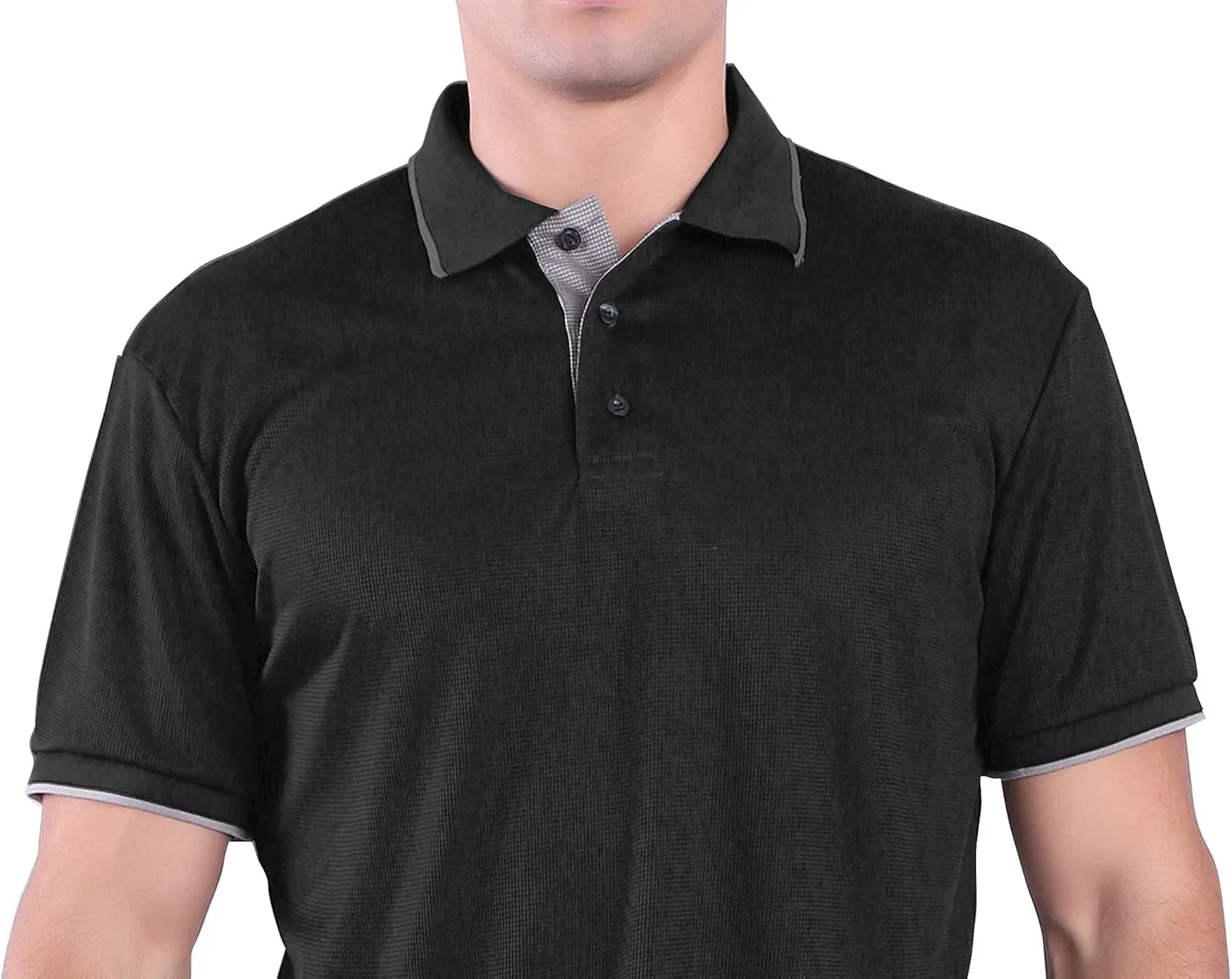 3 Pack Mens Polo Shirts Summer Quick Dry T-Shirt Slim Fit Short Sleeve Casual Sports Workout Golf Tees