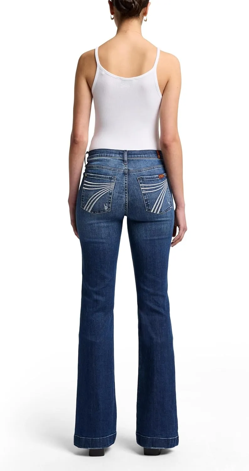 7 For All Mankind Women's Flare Wide Leg Jean