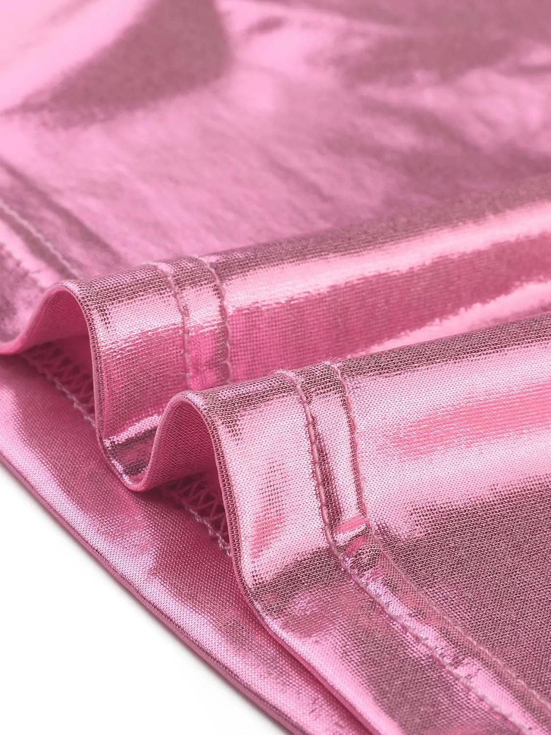 Allegra K womens Holographic Tops