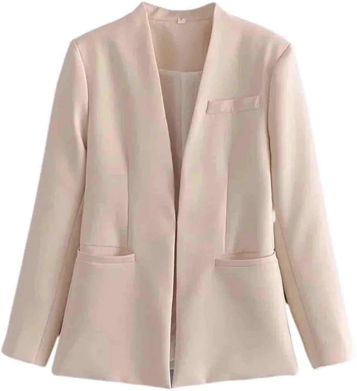 Blazer for Women 2024 Open Front Cardigan Work Suit Business Office Suit Jacket Trench Coat Office Attire