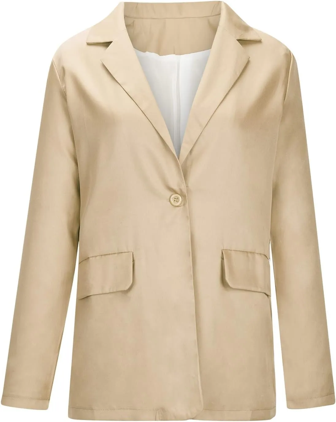 Blazers for Women Open Front Long Sleeve Blazer Jackets Business Casual Outfits Stretchy Lightweight Suit Jackets