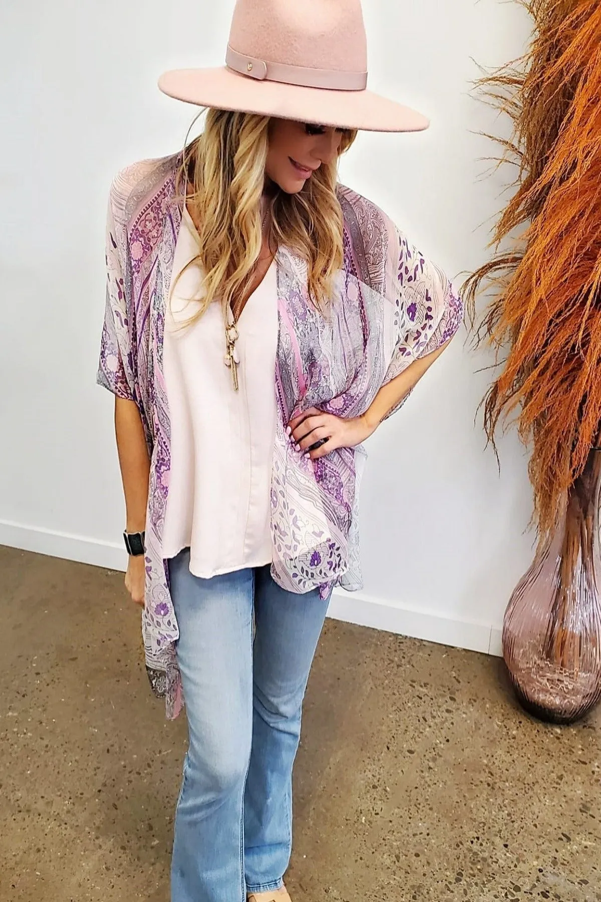 Boho Print Kimono