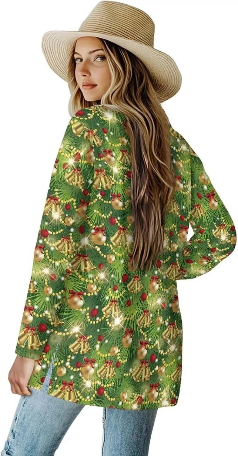 Cardigans for Women Trendy Soft Open Front Draped Cardigan with Pockets Lightweight Long Sleeve Fall Outwear S-2XL