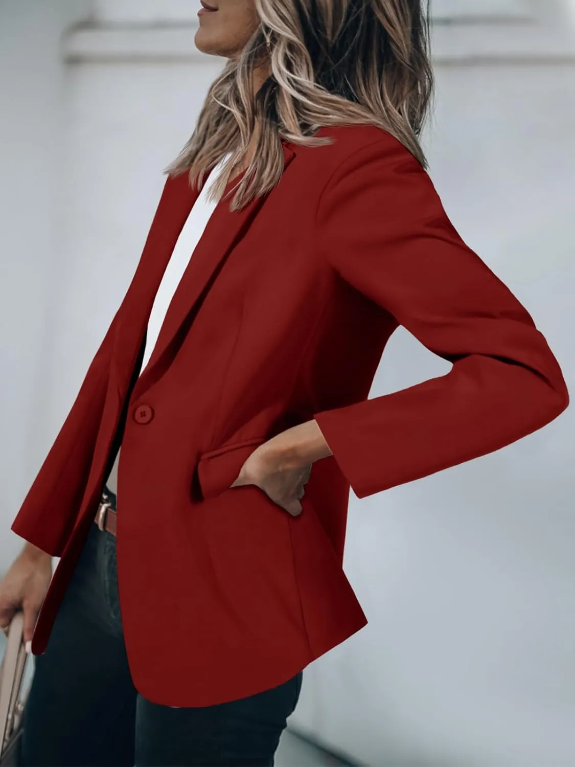 Cicy Bell Womens Work Blazers Long Sleeve Open Front Suit Jackets 2025 Business Casual Outfits