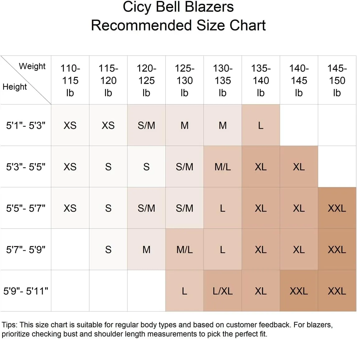 Cicy Bell Womens Work Blazers Long Sleeve Open Front Suit Jackets 2025 Business Casual Outfits