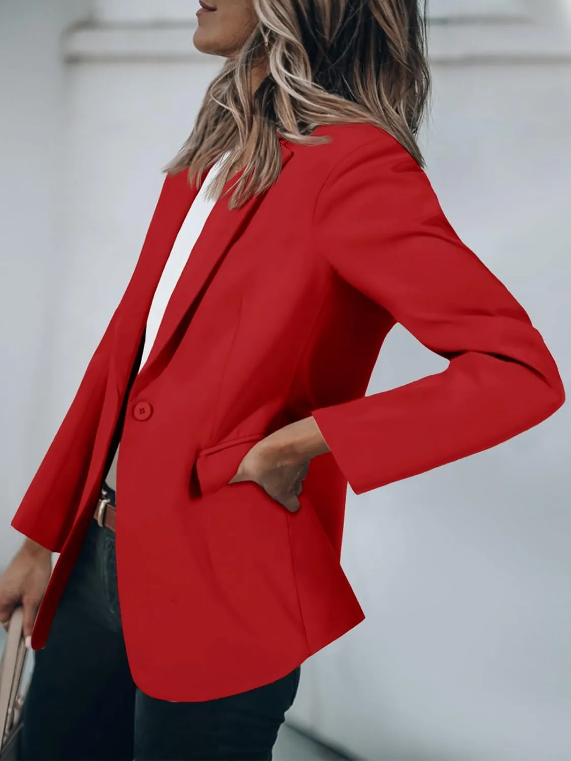 Cicy Bell Womens Work Blazers Long Sleeve Open Front Suit Jackets 2025 Business Casual Outfits