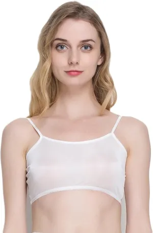 CLC Women's Mulberry Silk Half Camisole Non-Padded Tops