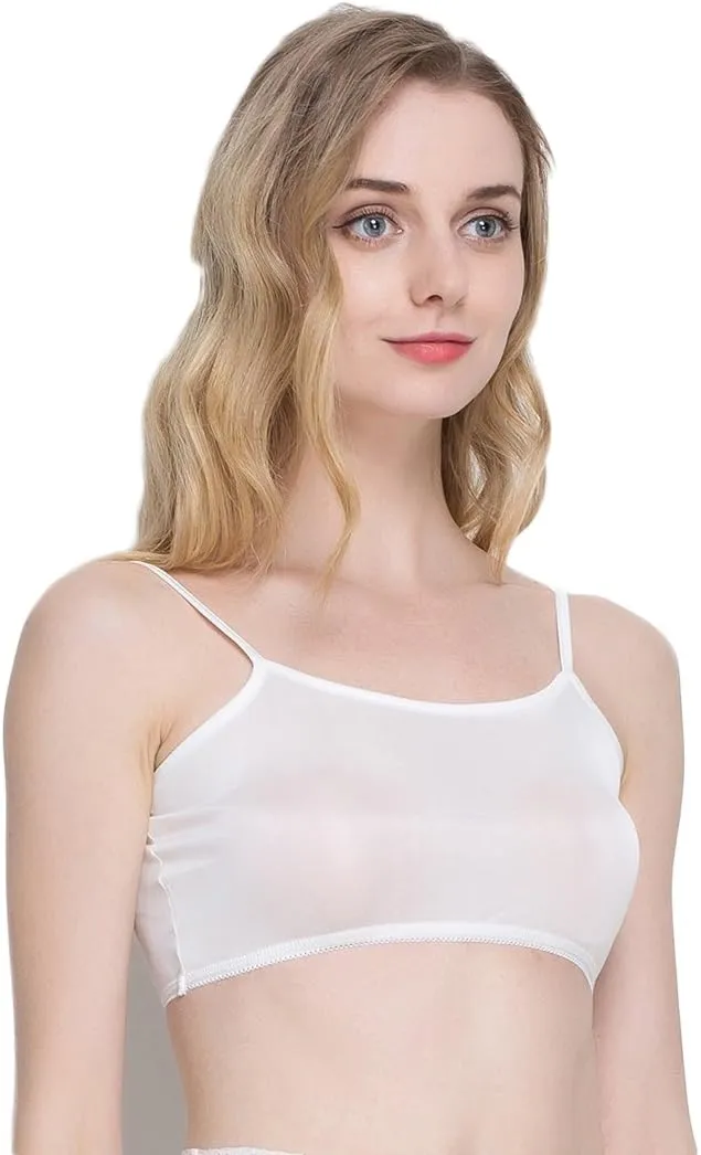 CLC Women's Mulberry Silk Half Camisole Non-Padded Tops