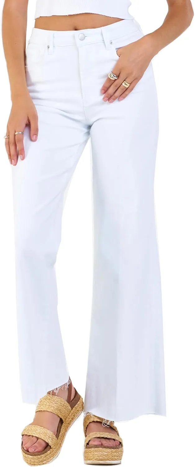 DEAR JOHN Fiona Women's Jeans Wide Leg High Rise Full Inseam