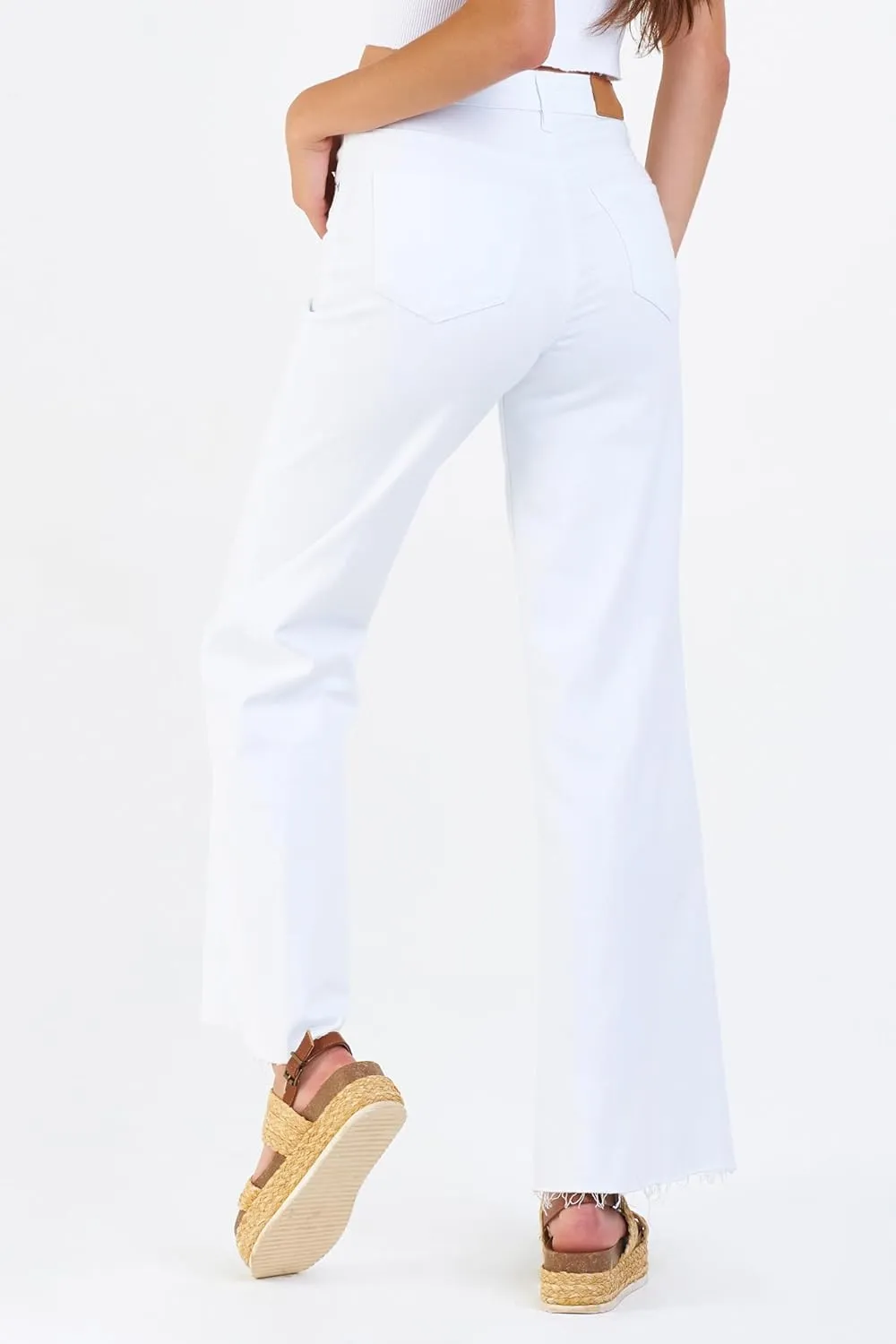 DEAR JOHN Fiona Women's Jeans Wide Leg High Rise Full Inseam