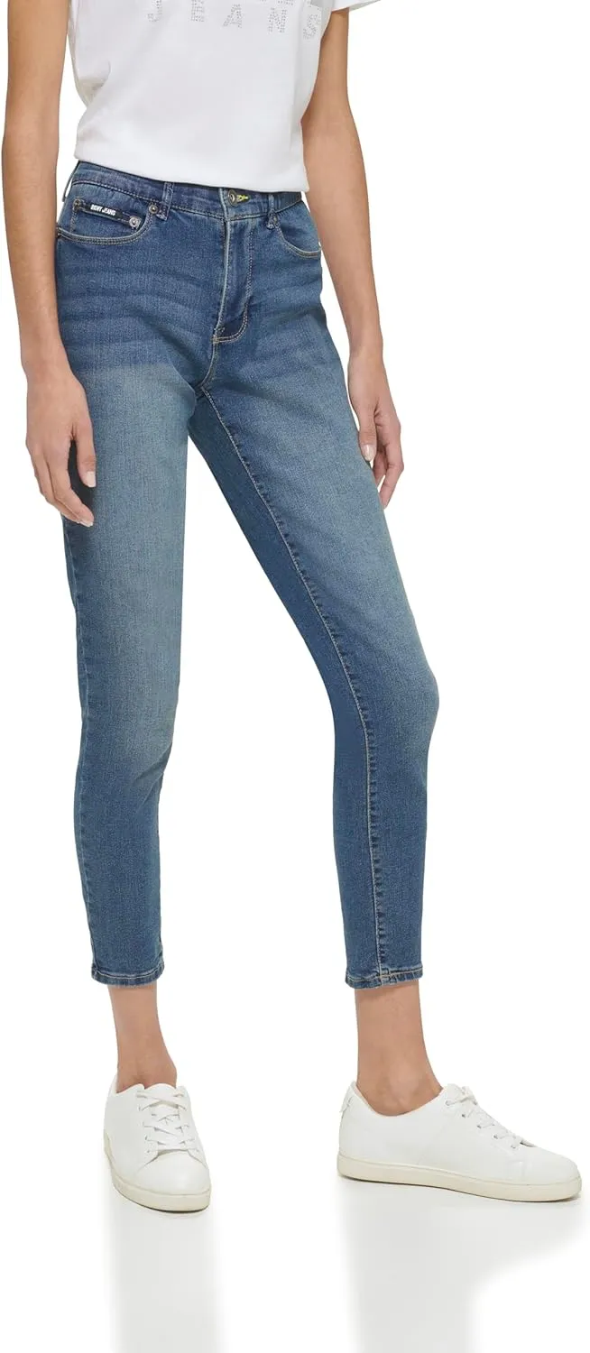 DKNY Womens Bleecker Shaping Skinny Jeans