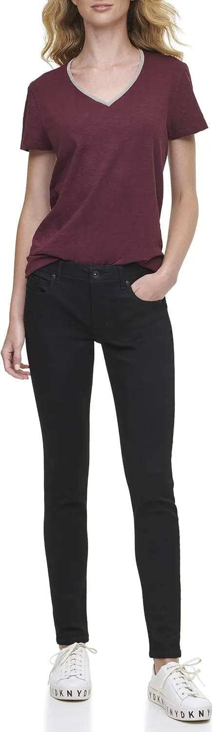 DKNY Womens Bleecker Shaping Skinny Jeans