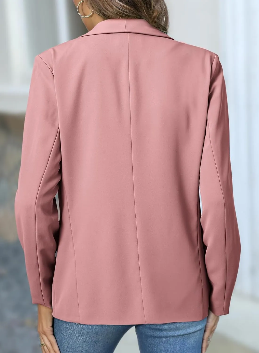 Dokotoo Blazers for Women Business Casual Long Sleeve Open Front Lightweight Work Office Suit Jackets Blazer
