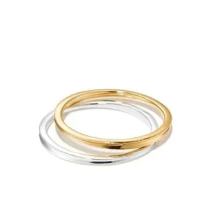 Doune Bangle Set (Two-Tone)