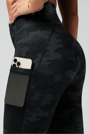Fabletics Women's On-The-Go PowerHold High-Waisted Legging, Maximum Compression, Flattering