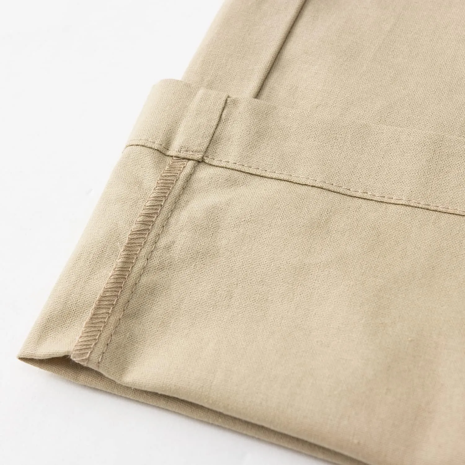 FANARCHER Mens Cotton Linen Pants Drawstring Loose Beach Pants with Pockets