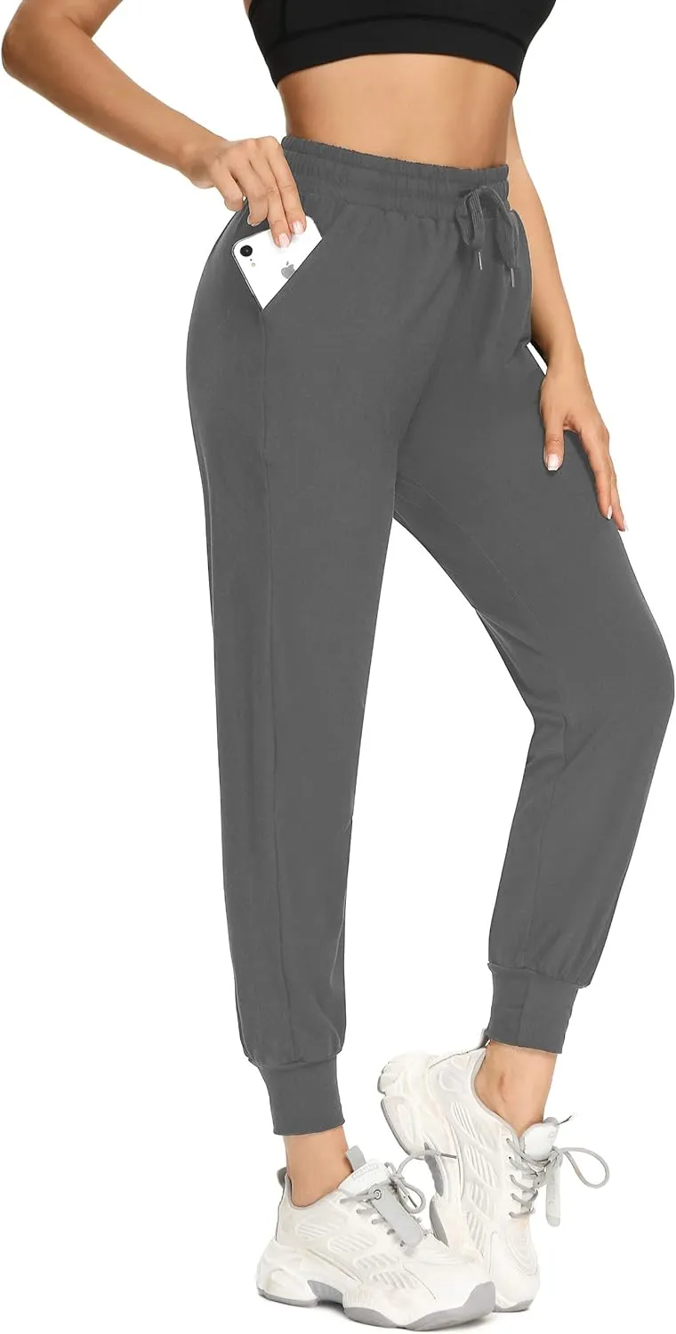 FULLSOFT Sweatpants for Women with Pockets-Womens Joggers Yoga Lounge Pants Relaxed-fit Leggings for Cycling Workout Running