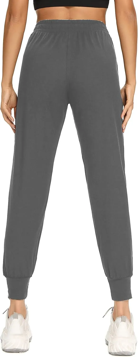 FULLSOFT Sweatpants for Women with Pockets-Womens Joggers Yoga Lounge Pants Relaxed-fit Leggings for Cycling Workout Running