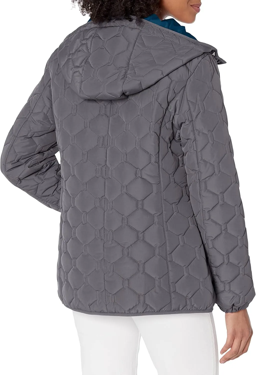 GUESS Women's Quilt Short Light-Weight Jacket