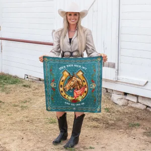 Hold Your Horses Jade Bandana Wildrags at Bourbon Cowgirl