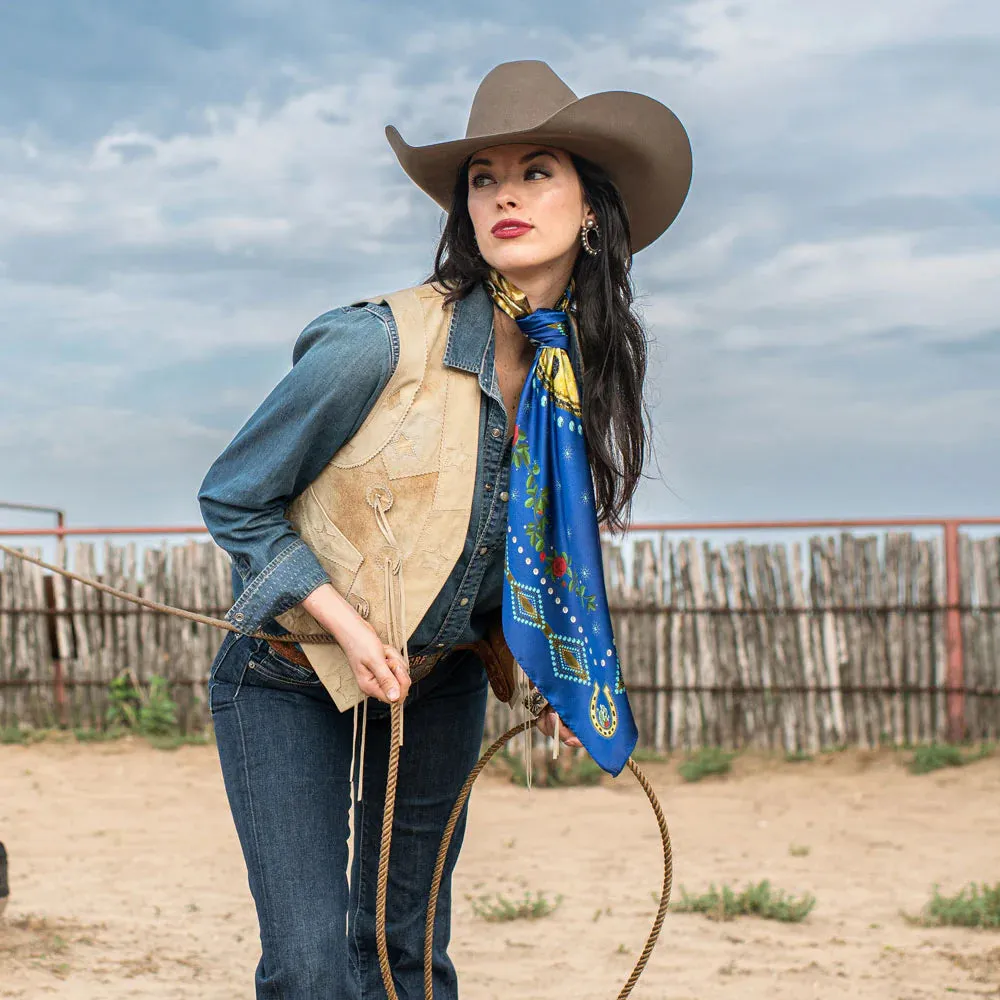Hold Your Horses Royal Blue Bandana Wildrags at Bourbon Cowgirl