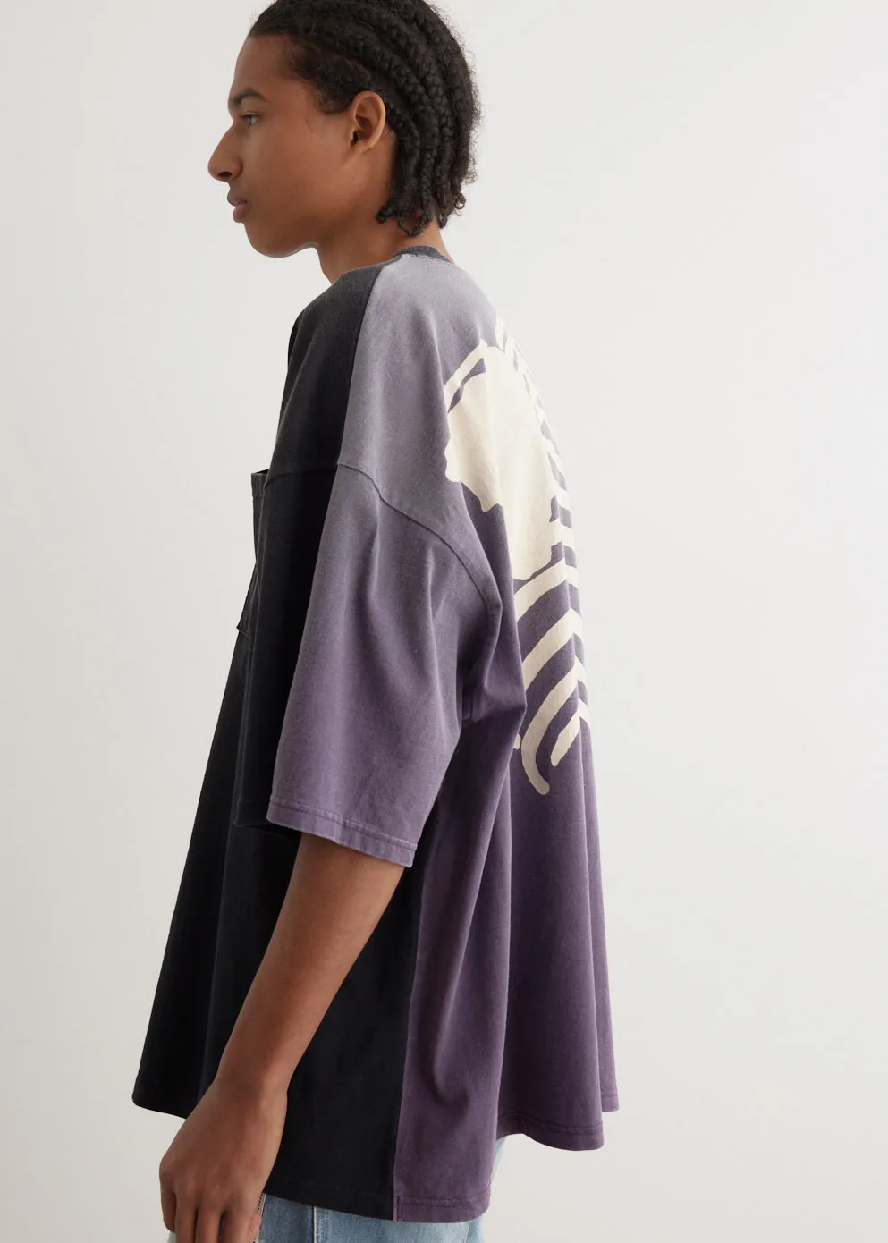 Jersey 2Tones Big Pocket T-Shirt