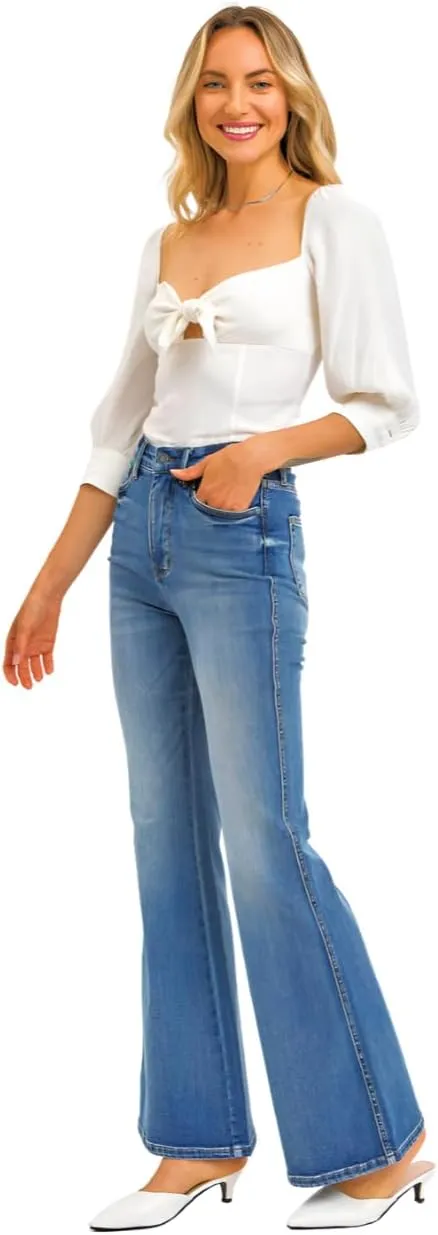 Judy Blue High Rise Tummy Control Flare Jeans