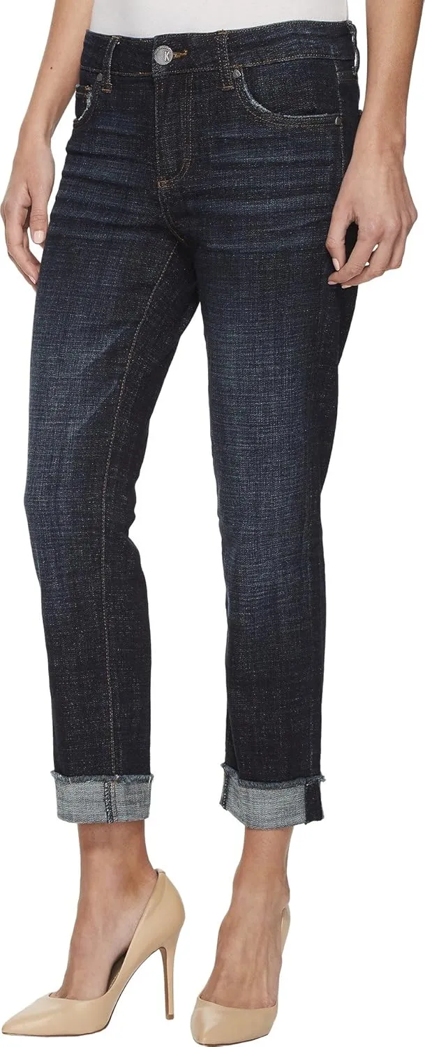 KUT from the Kloth Amy Crop Straight Leg Jeans