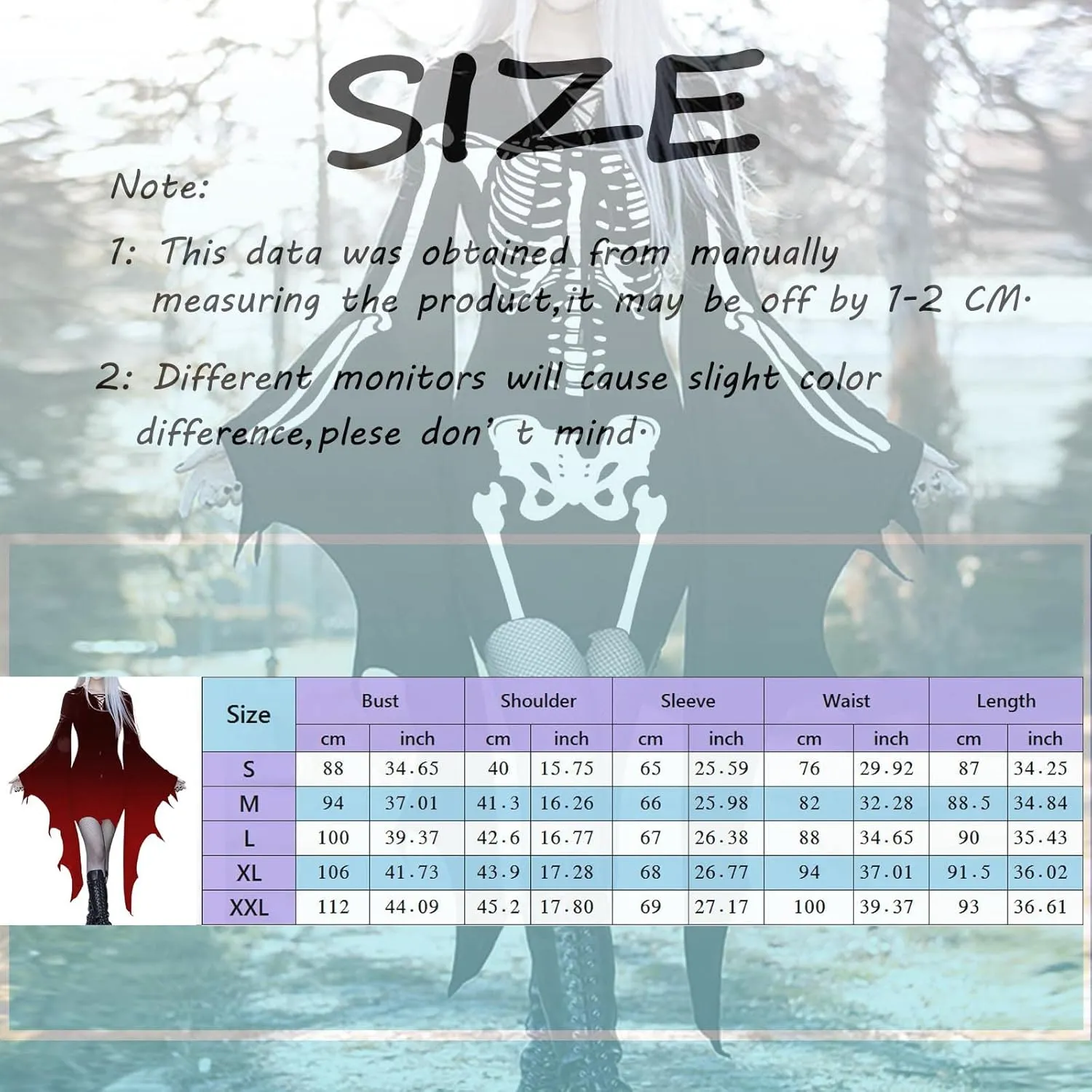 LCMTWX Halloween Costumes for Women Cold Shoulder Butterfly Sleeve Costumes Mesh Lace Light Long Sleeve Dresses for