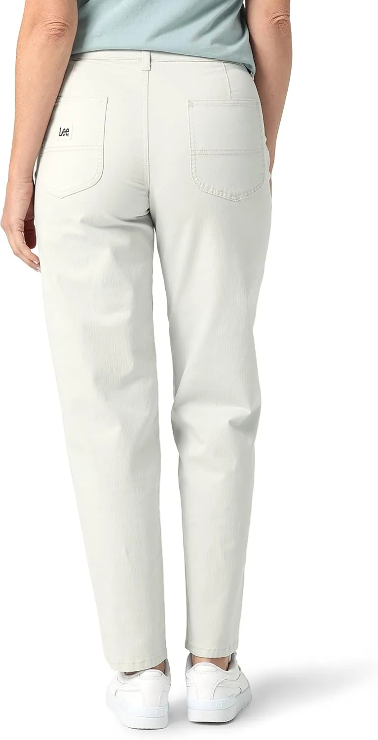 Lee Women's Ultra Lux Mid Rise Relaxed Straight Leg Pant