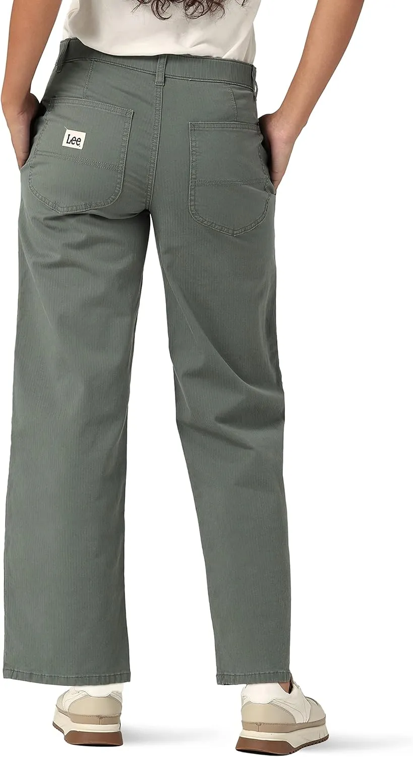 Lee Women's Ultra Lux Mid Rise Relaxed Straight Leg Pant