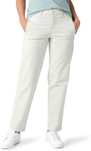 Lee Women's Ultra Lux Mid Rise Relaxed Straight Leg Pant
