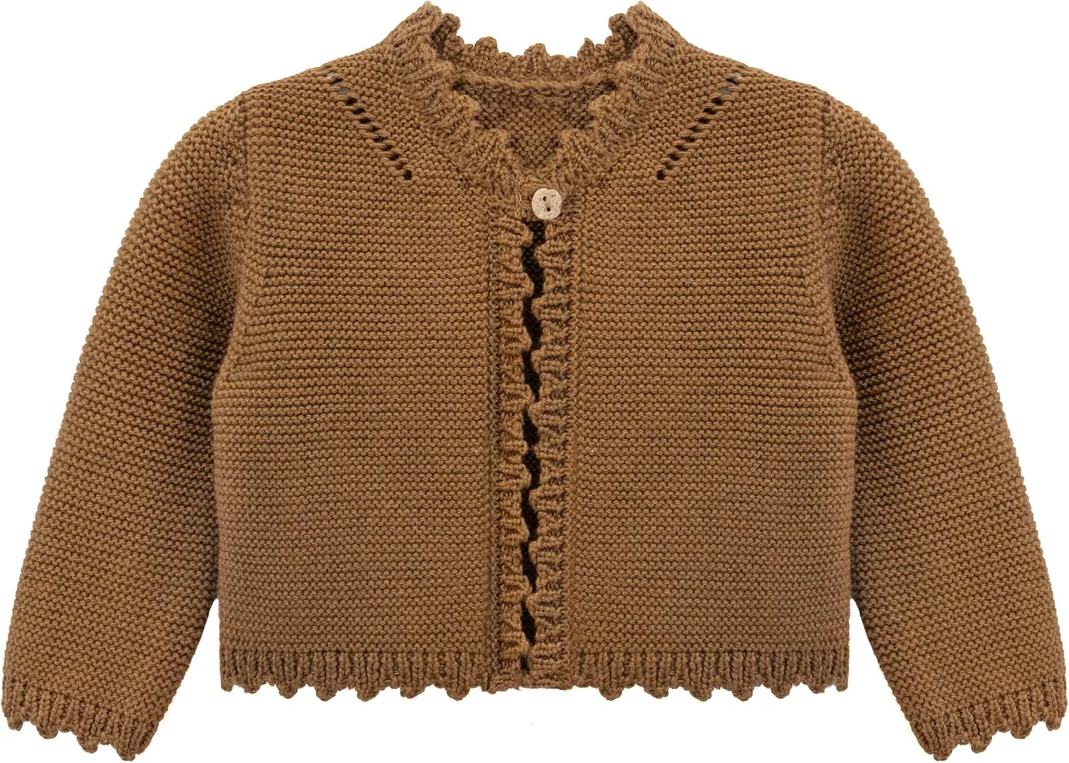 Lilax Baby Girls' Long Sleeve Shrug, Knit Girls Cardigan, Childrens Bolero