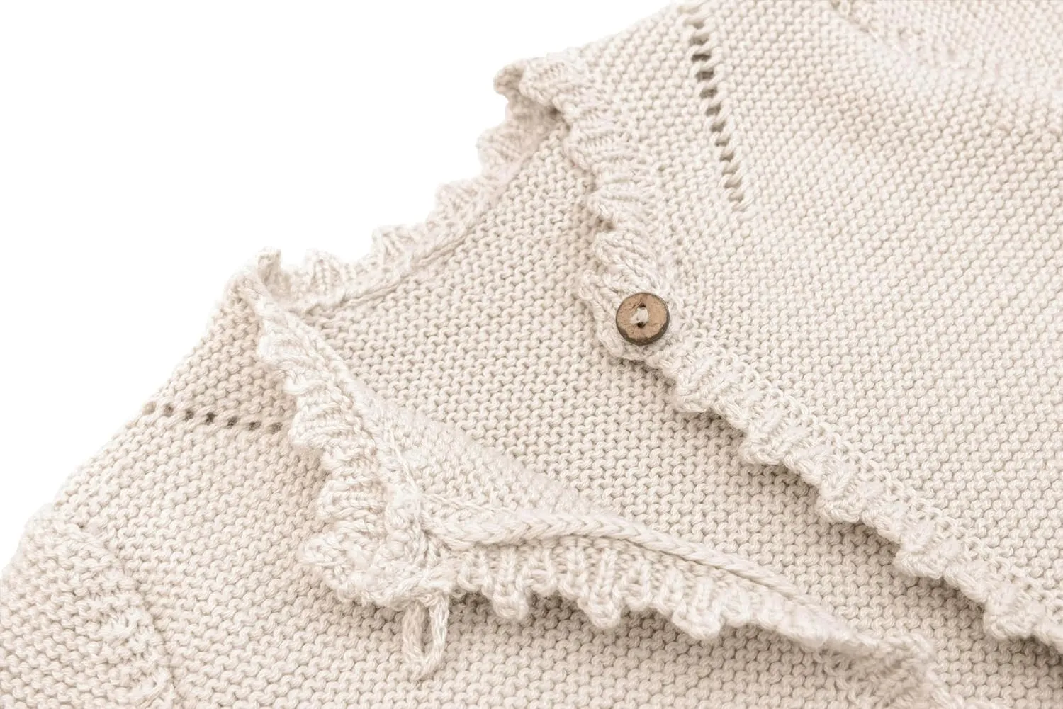 Lilax Baby Girls' Long Sleeve Shrug, Knit Girls Cardigan, Childrens Bolero