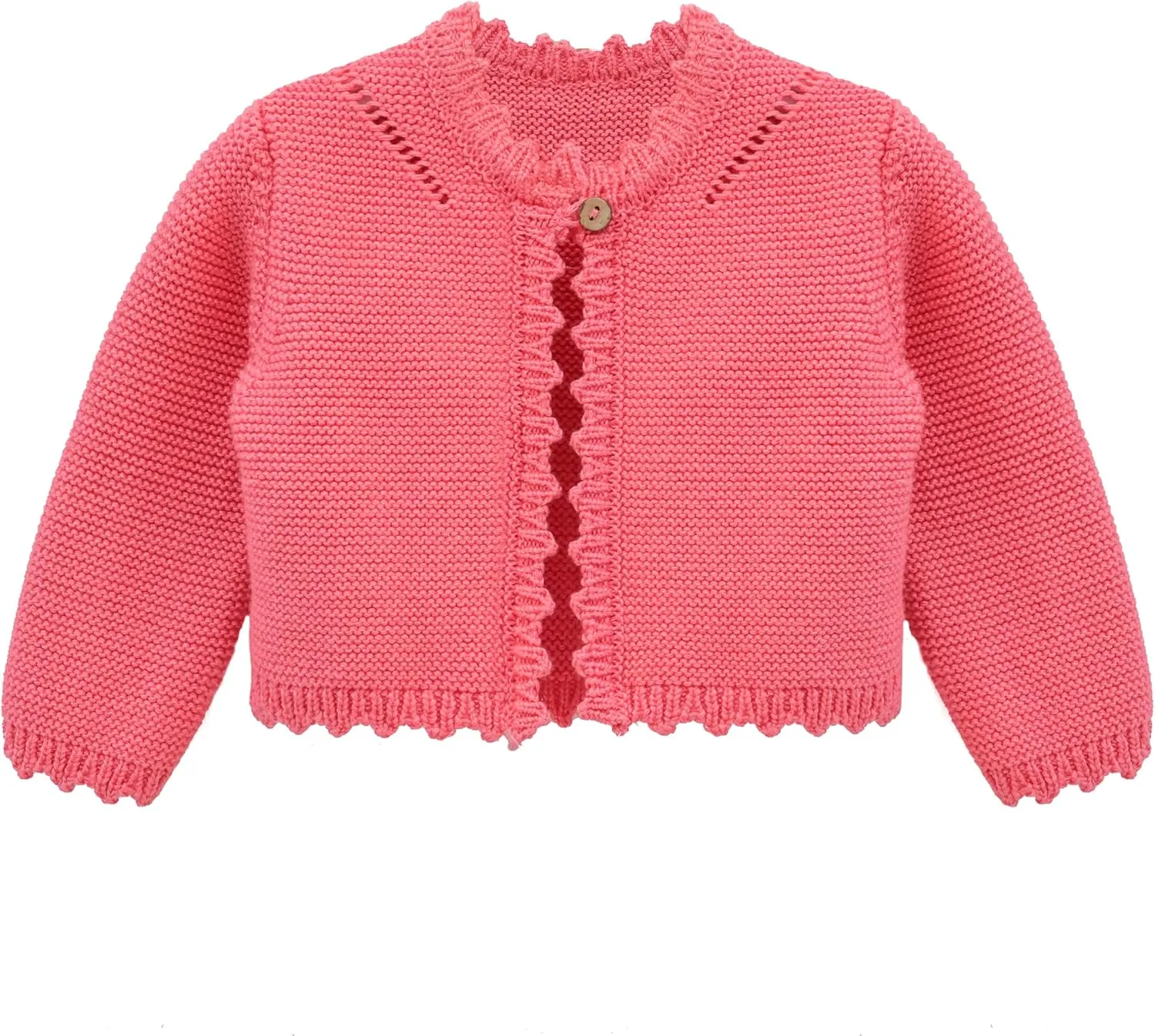 Lilax Baby Girls' Long Sleeve Shrug, Knit Girls Cardigan, Childrens Bolero