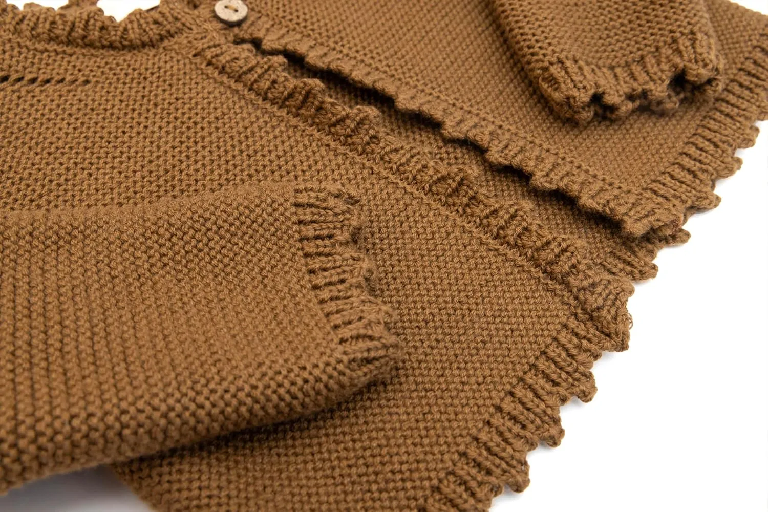 Lilax Baby Girls' Long Sleeve Shrug, Knit Girls Cardigan, Childrens Bolero