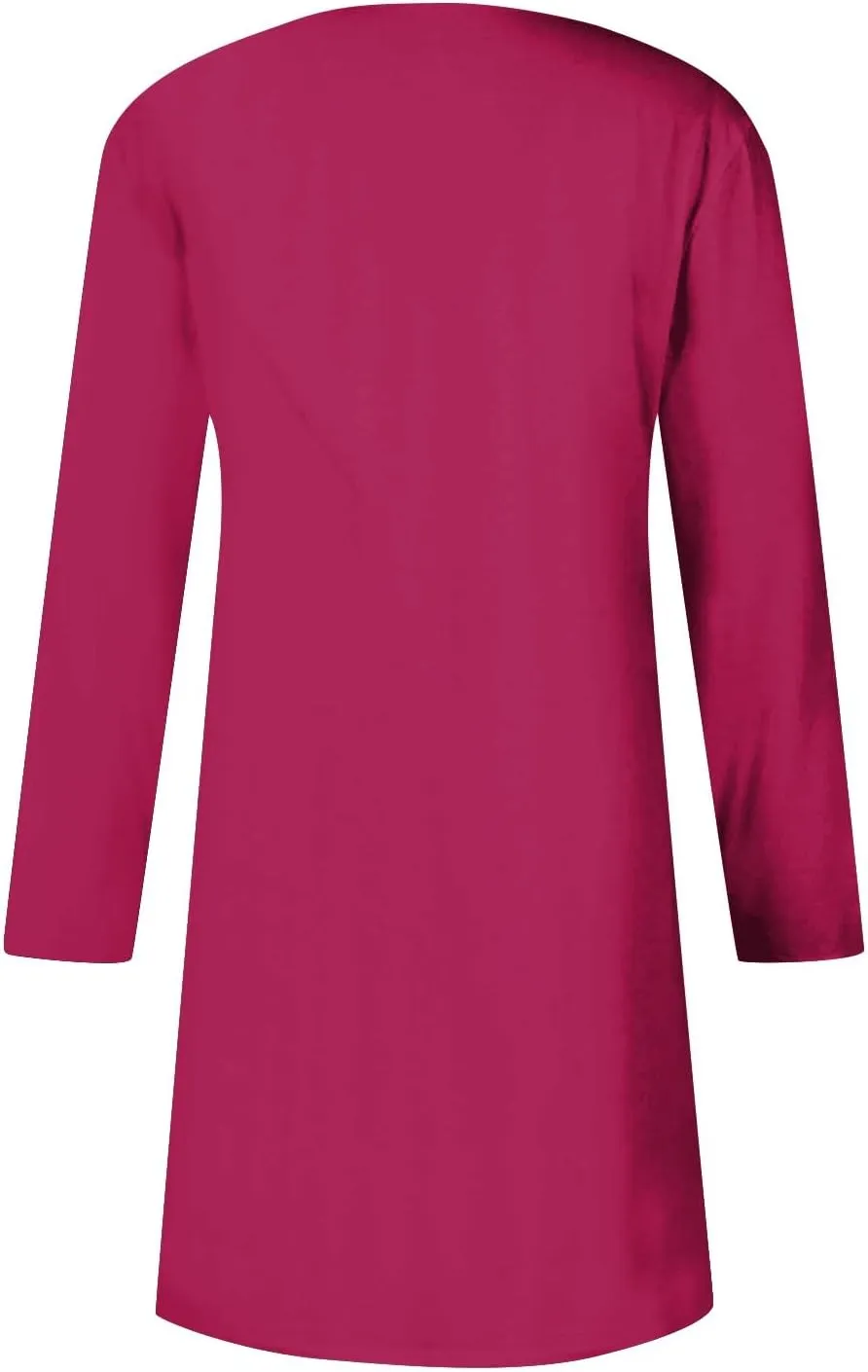 Maxi Dress for Women Long-Sleeve O Neck Casual Dresses for Women Plain Funny Corset Dress