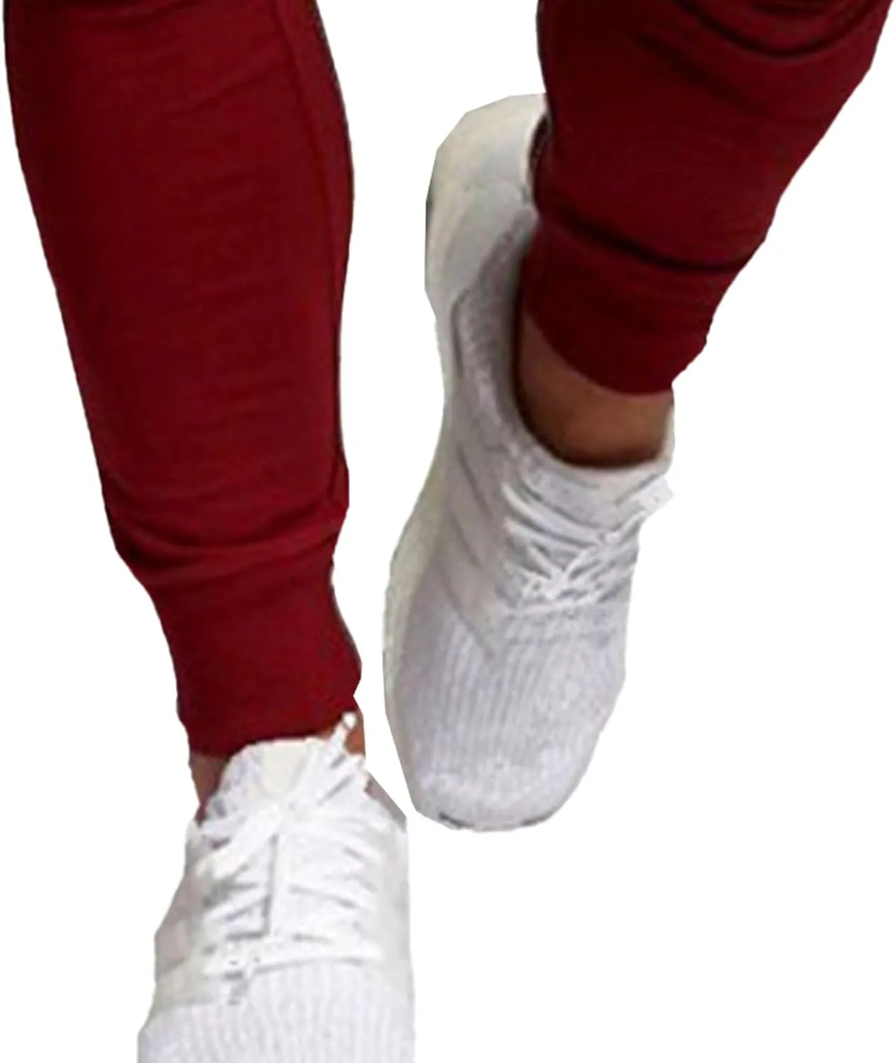 Men's Sports Jogging Stretch Pants Casual Workout Athletic Running Slack Slim Fit Sweatpants with Pockets