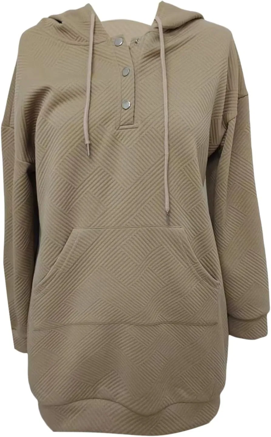 NREALY Trendy Dresses for Women 2024 Hoodie Dress for Women with Pockets Sweatshirt Dresses for Women 2024