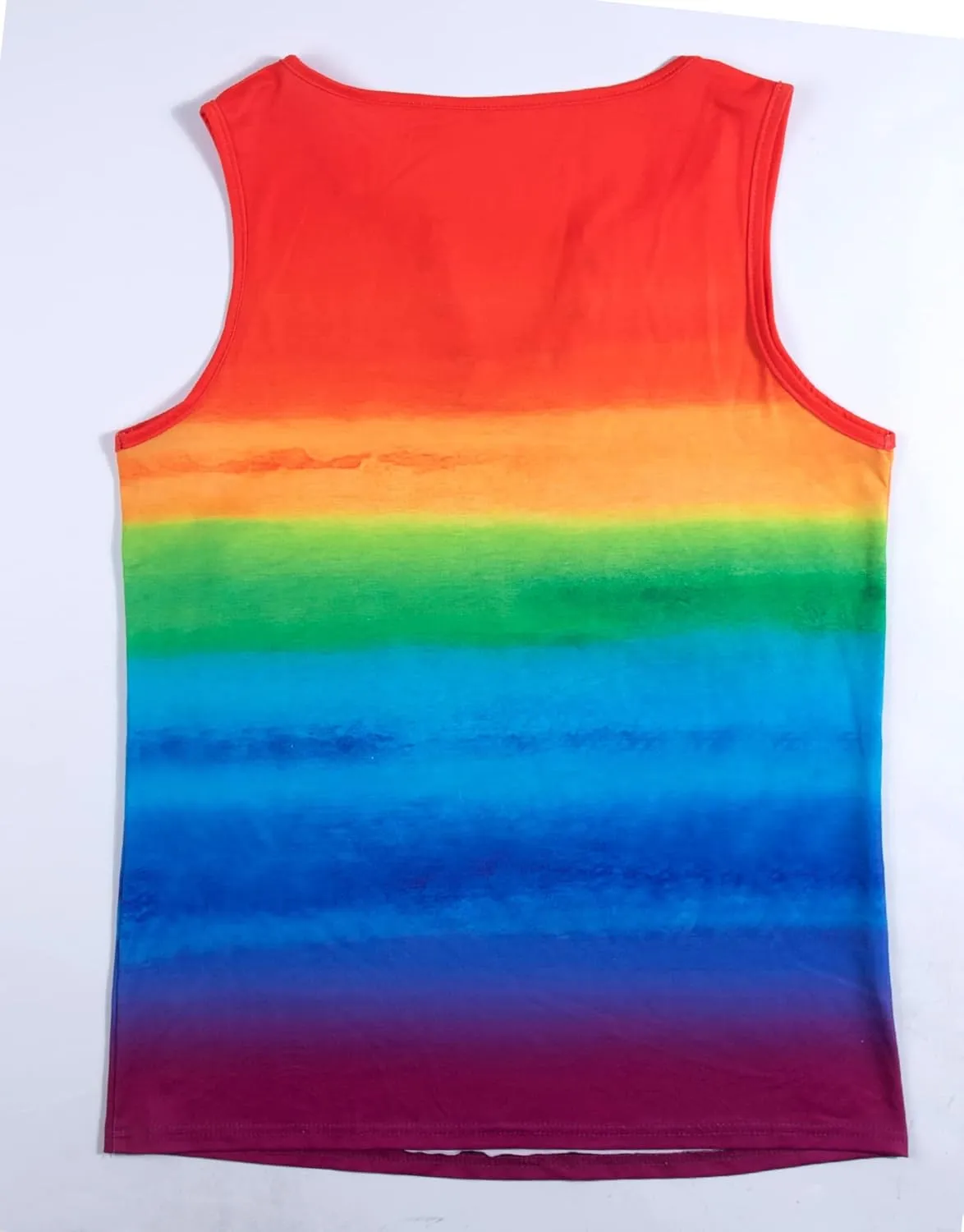 Pride Tank Top for Women Rainbow Gay Graphic Tees LGBTQ Equality Sleeveless Shirts Lesbian Tie Dye Casual V-Neck Tops