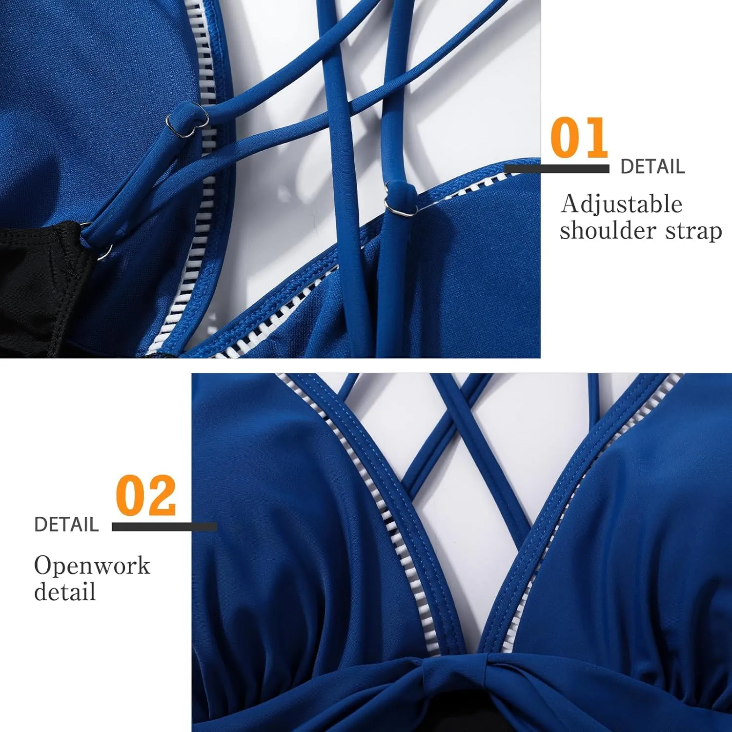 SEAFORM Elegant Butterfly Tie Waist Cinching Tummy Control Monokini Swimsuit Stylish Flattering Summer Beachwear for Women