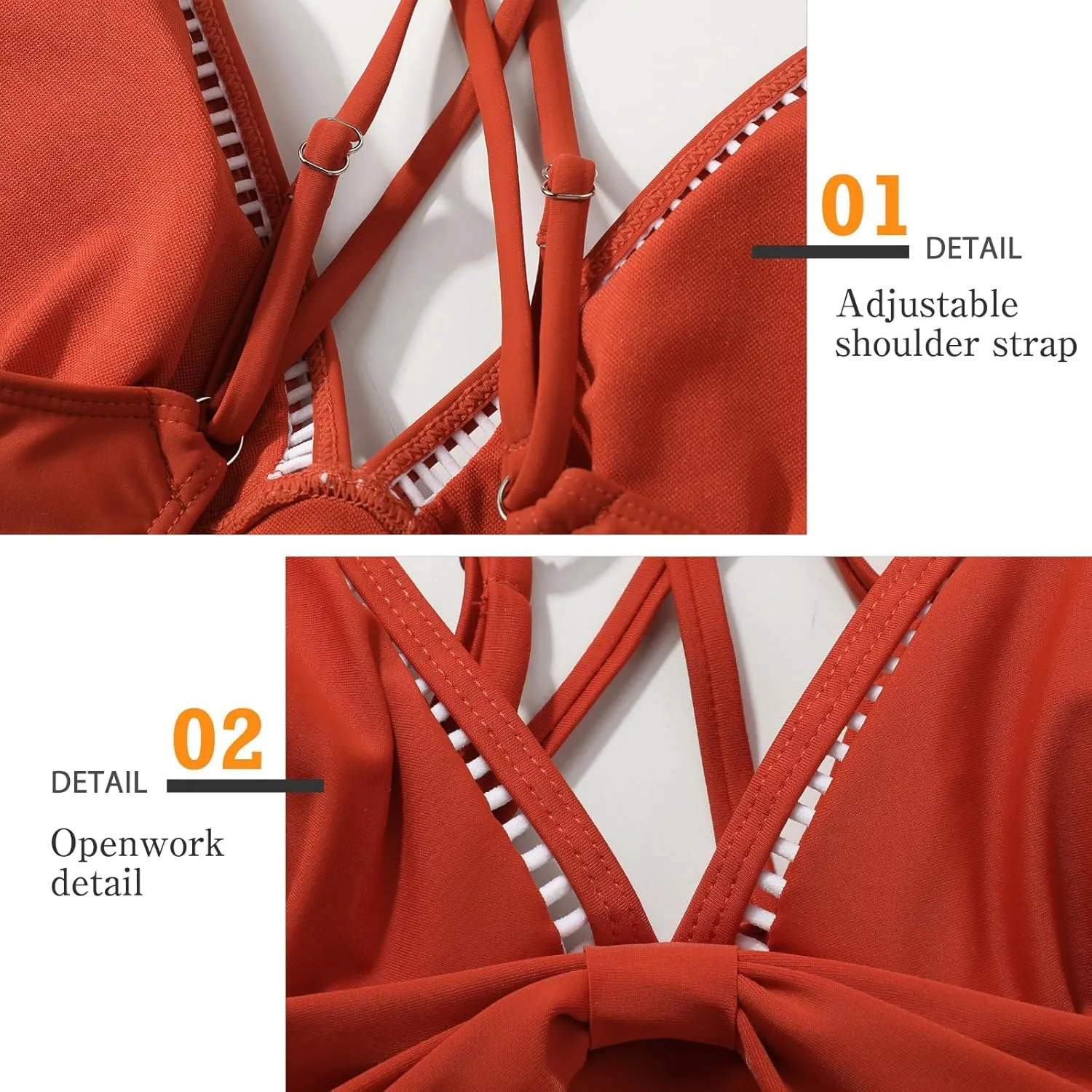 SEAFORM Elegant Butterfly Tie Waist Cinching Tummy Control Monokini Swimsuit Stylish Flattering Summer Beachwear for Women