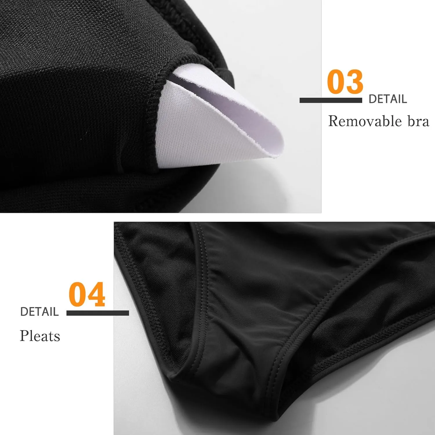 SEAFORM Elegant Butterfly Tie Waist Cinching Tummy Control Monokini Swimsuit Stylish Flattering Summer Beachwear for Women