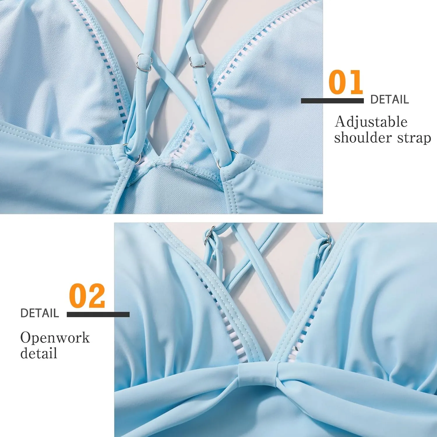SEAFORM Elegant Butterfly Tie Waist Cinching Tummy Control Monokini Swimsuit Stylish Flattering Summer Beachwear for Women