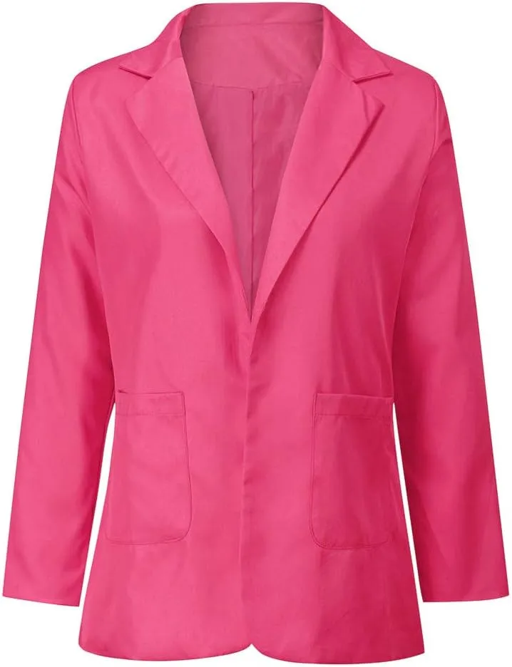 SHAOBGE Homecoming Blazers for Women 2024 Business Casual Plus Size Jackets Long Sleeve Back to School Dressy Fashion Blazer