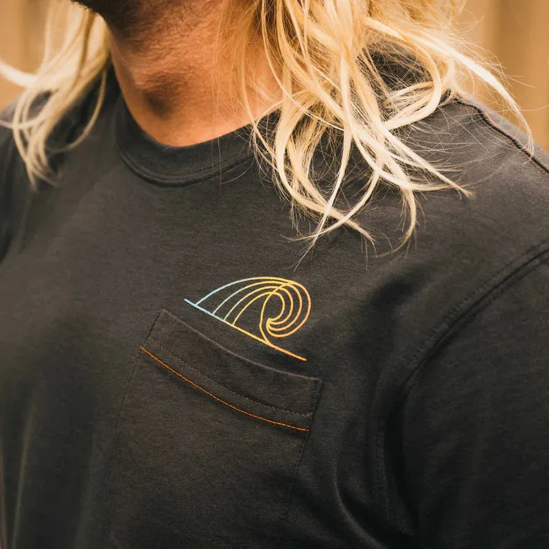 Shaper Series Chromatic Select Pocket T-Shirt: Antique Black