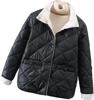 Short Down Cotton Padded Jacket Winter Korean Version Loose Light Thin Coat Women's Cotton Jacket