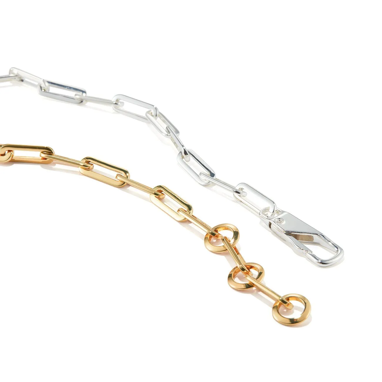 Stevie Slim Necklace (Two-Tone)
