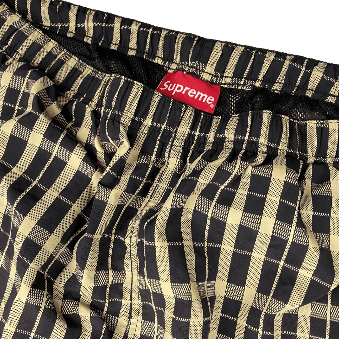 SUPREME NYLON CHECK JOGGER  (L)
