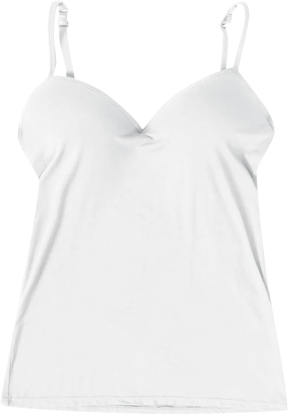 Tank Top with Built in Bra for Women Sports Cami Shirts Spring Summer Workout Camisoles Sleeveless Bras Under Clothes